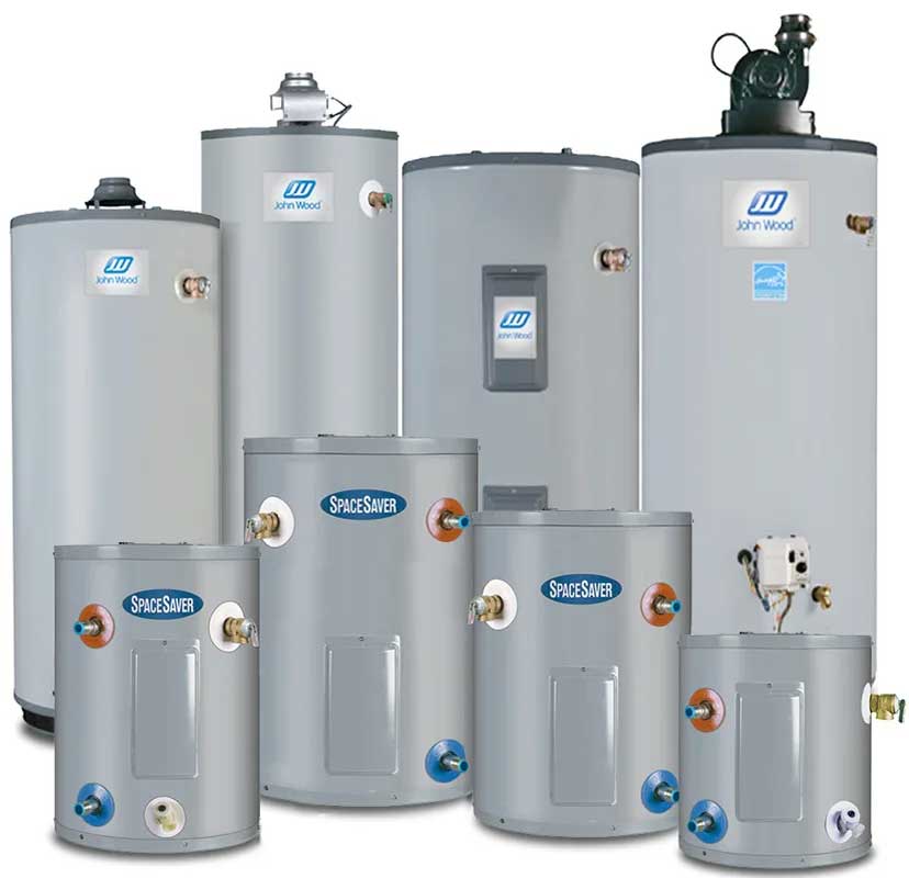 Tank water heaters in Windsor installed by Union Air Heating & Cooling. Hot water tank rentals.
